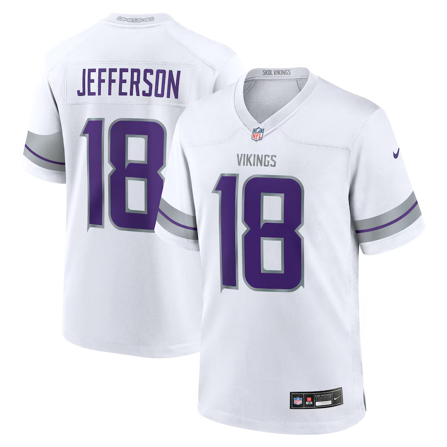 Justin Jefferson Minnesota Vikings Alternate Game Player Jersey - White -