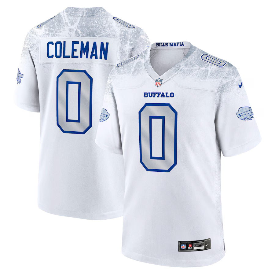 Keon Coleman Buffalo Bills 2025 Rivalries Collection Game Jersey - White -