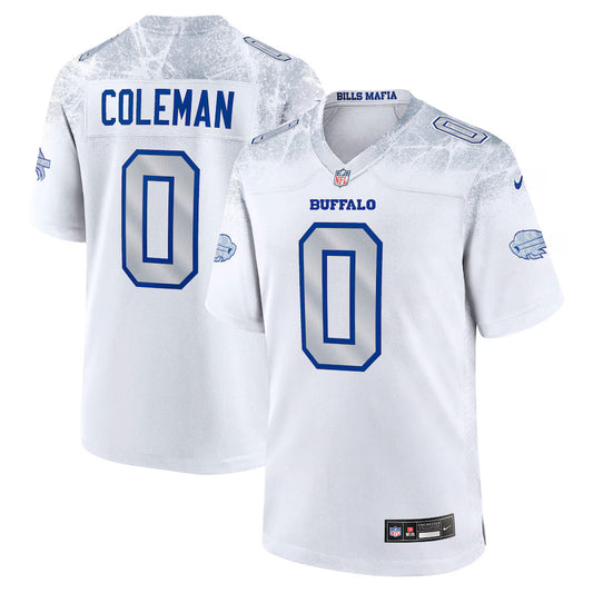 Keon Coleman Buffalo Bills 2025 Rivalries Collection Game Jersey - White -