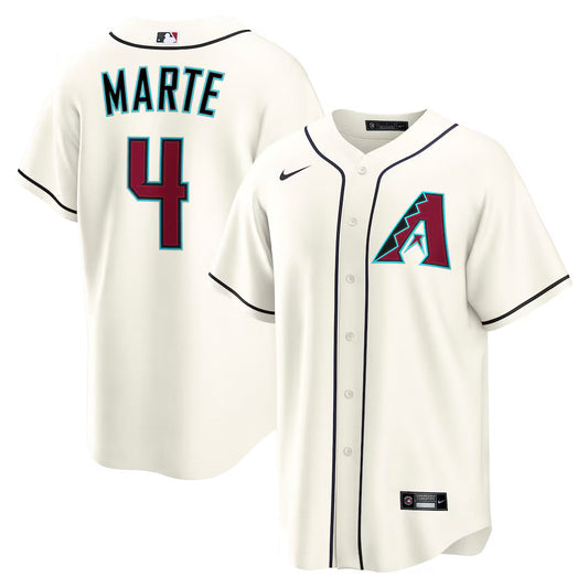 Ketel Marte Arizona Diamondbacks Jersey - Cream