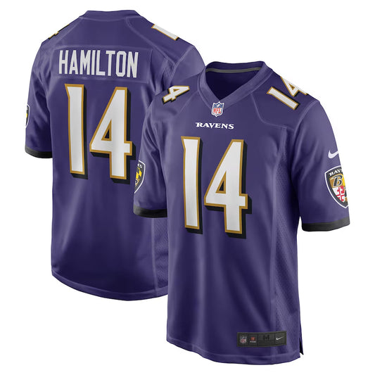 Kyle Hamilton Baltimore Ravens Player Game Jersey - Purple -