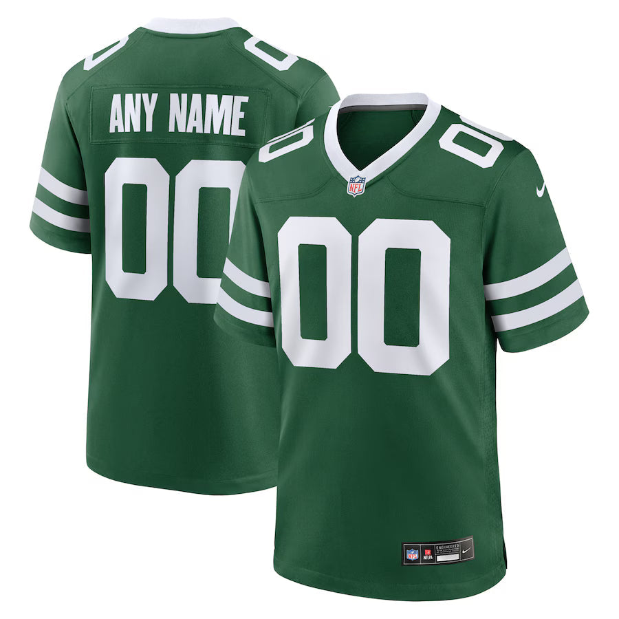 New York Jets Custom Game Jersey - Legacy Green -