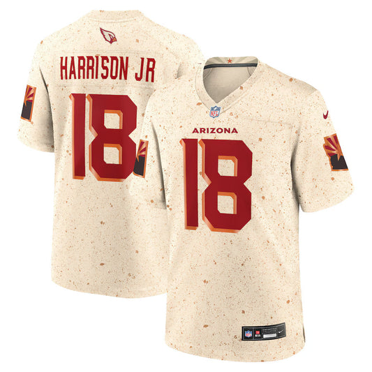 Marvin Harrison Jr. Arizona Cardinals 2025 Rivalries Collection Game Jersey - Natural -