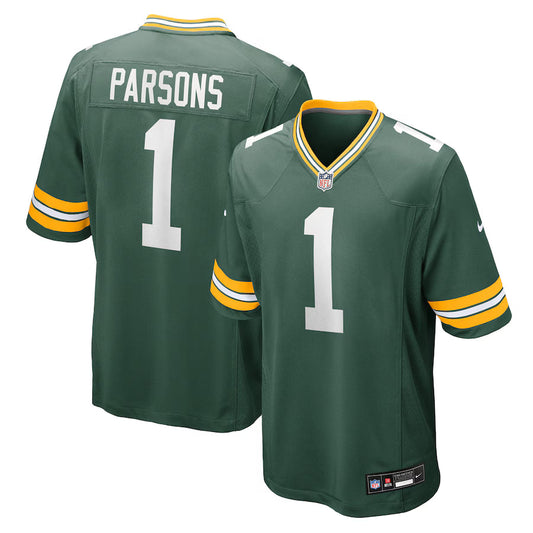 Micah Parsons Green Bay Packers Game Player Jersey - Green -