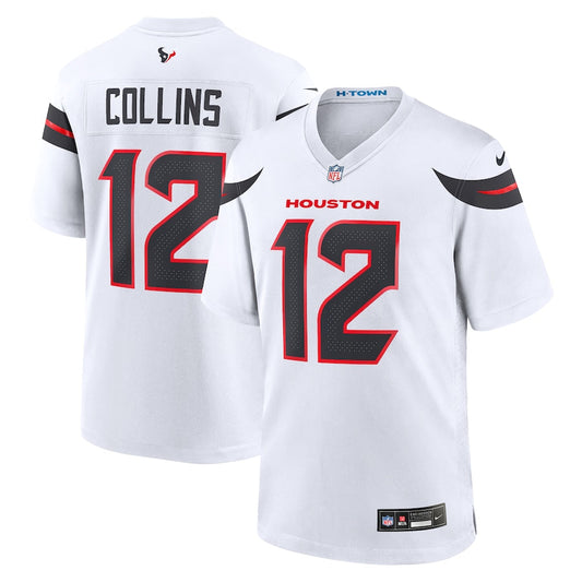 Nico Collins Houston Texans Game Jersey - White-