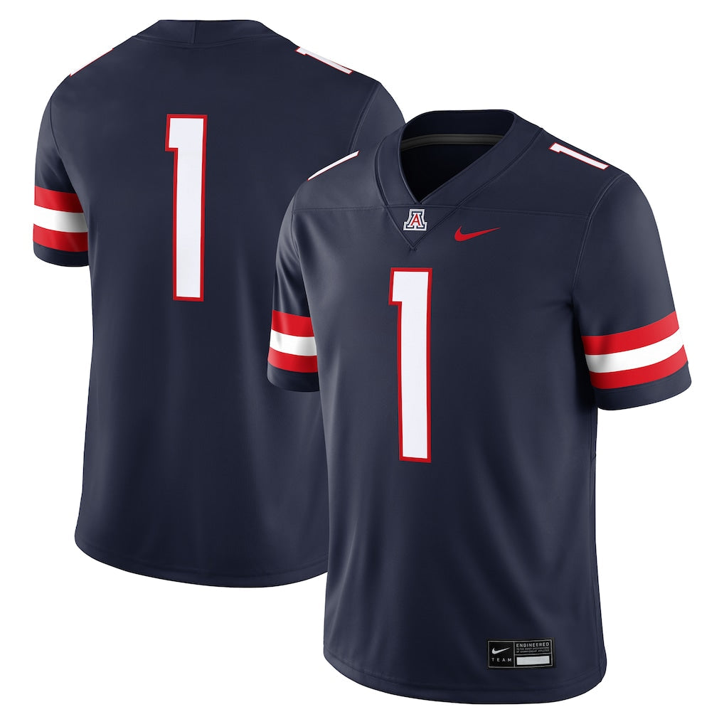 #1 Arizona Wildcats Game Jersey - Navy -