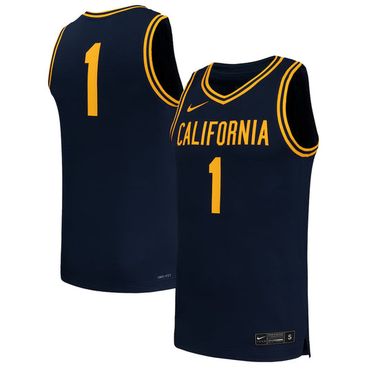 #1 Cal Bears Basketball Jersey - Navy -