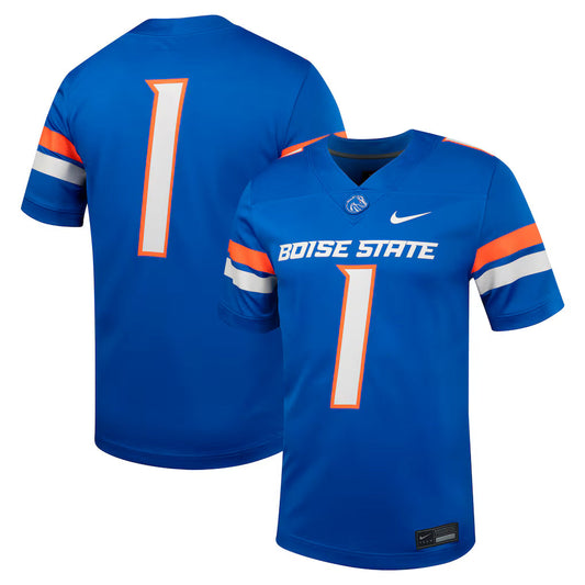 #1 Boise State Broncos Untouchable Football Jersey - Royal -
