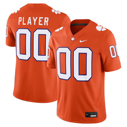 Clemson Tigers NIL Pick-A-Player Game Jersey - Orange -