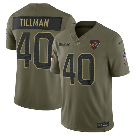 Pat Tillman Arizona Cardinals 2025 Salute to Service Retired Limited Jersey - Olive -