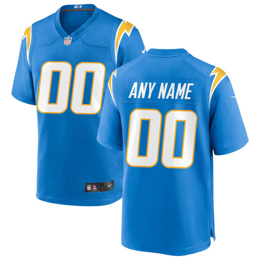 Los Angeles Chargers Custom Game Jersey - Powder Blue -