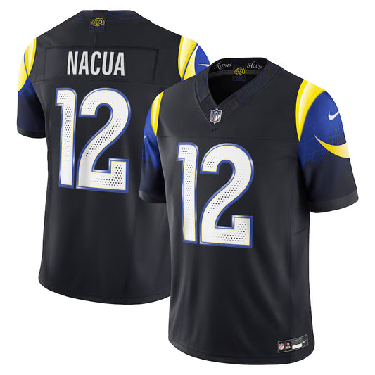 Puka Nacua Los Angeles Rams 2025 Rivalries Collection Limited Jersey - Midnight Blue -