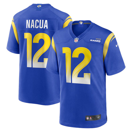 Puka Nacua Los Angeles Rams Game Player Jersey - Royal -
