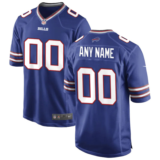 Buffalo Bills Nike Custom Game Jersey - Royal -