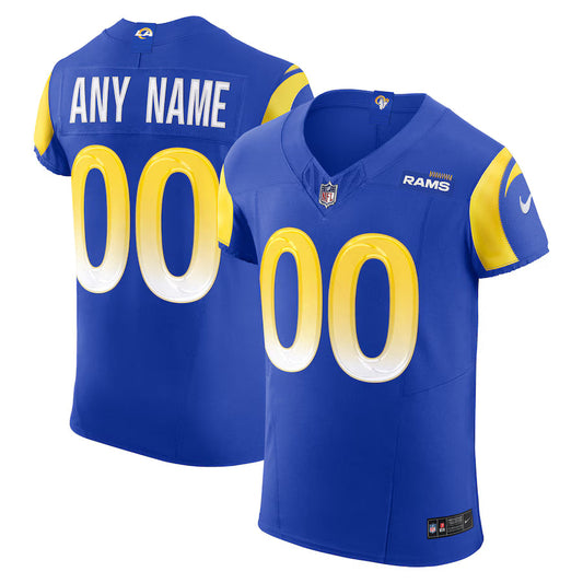 Los Angeles Rams Vapor F.U.S.E. Elite Custom Jersey - Royal -