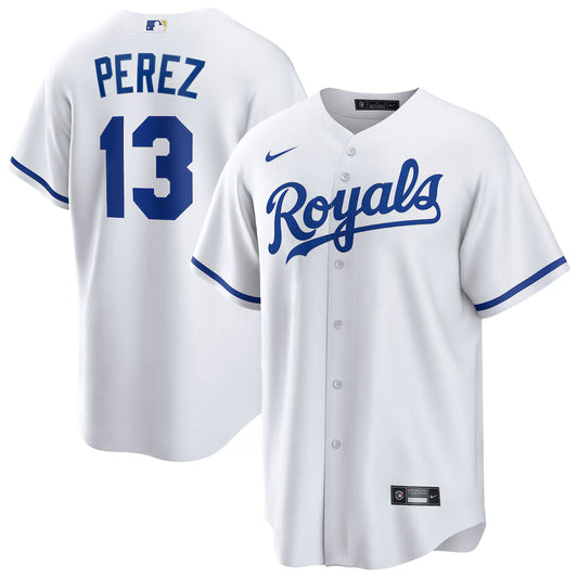 Salvador Perez Kansas City Royals Player Jersey - White