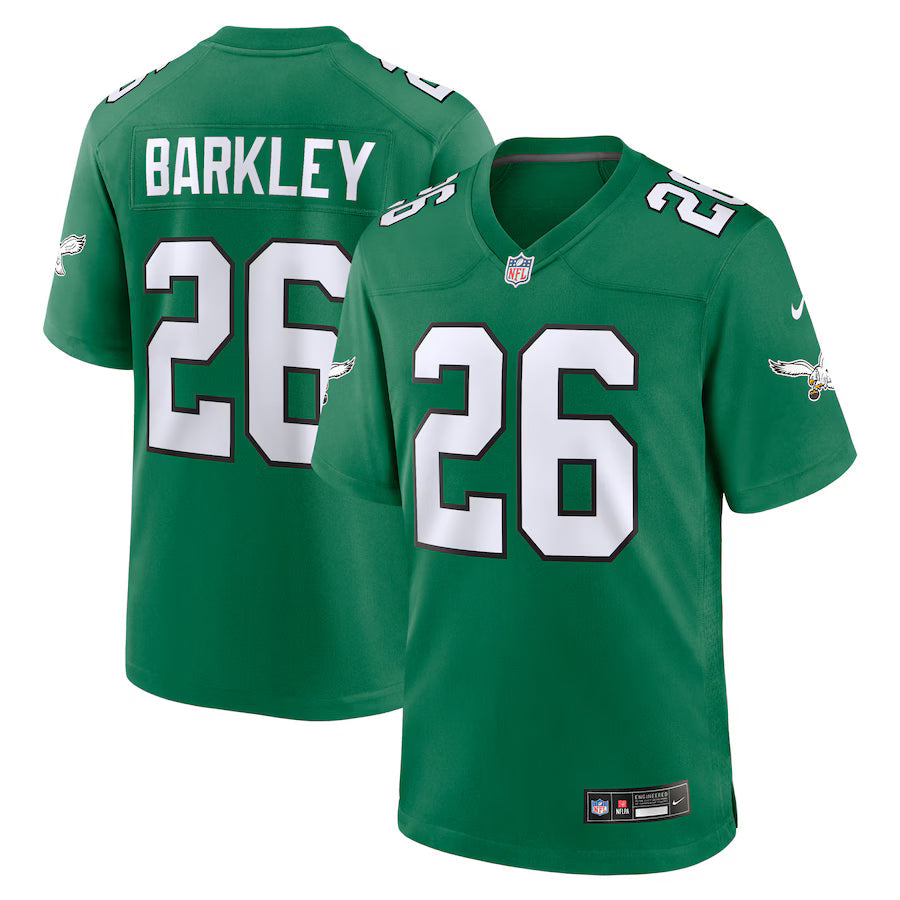 Saquon Barkley Philadelphia Eagles Alternate Game Jersey - Kelly Green -