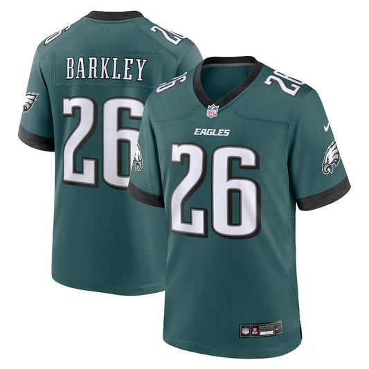 Saquon Barkley Philadelphia Eagles Game Player Jersey - Midnight Green -