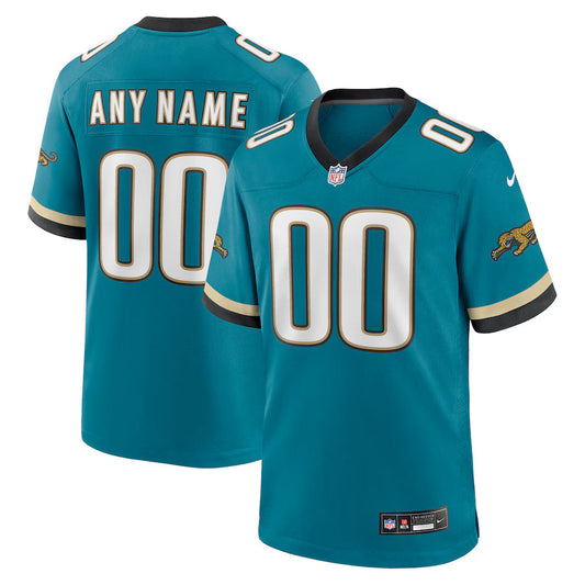 Jacksonville Jaguars Prowler Throwback Custom Game Jersey - Teal -