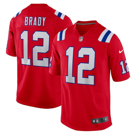 Tom Brady New England Patriots Retired Player Alternate Game Jersey - Red -