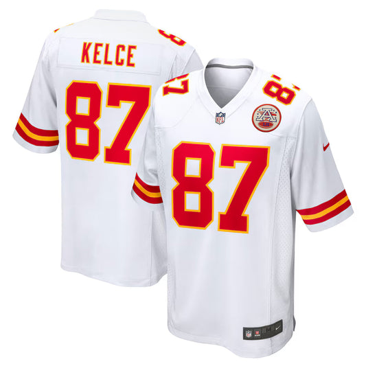 Travis Kelce Kansas City Chiefs Player Game Jersey - White -