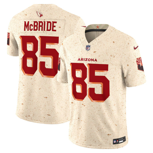 Trey McBride Arizona Cardinals 2025 Rivalries Collection Limited Jersey - Natural-