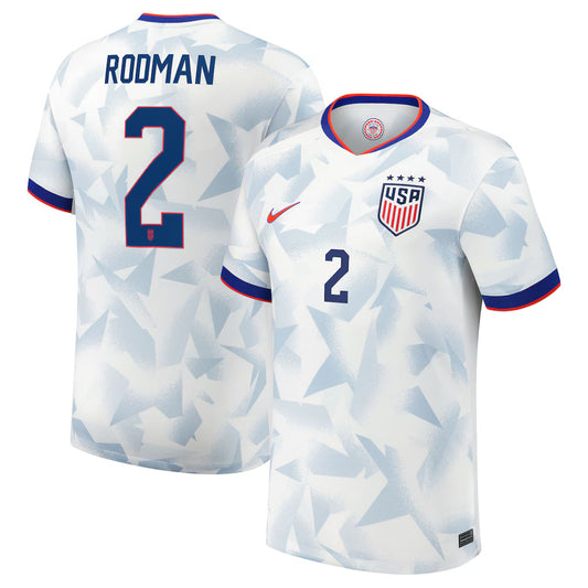 Trinity Rodman USWNT 2026 Home Player Jersey - White