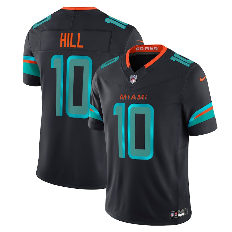 Tyreek Hill Miami Dolphins 2025 Rivalries Collection Limited Jersey - Pitch Blue -