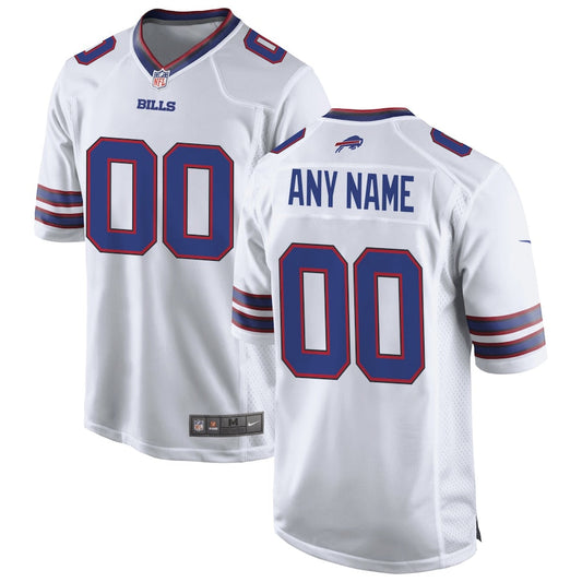 Buffalo Bills Custom Game Jersey - White -