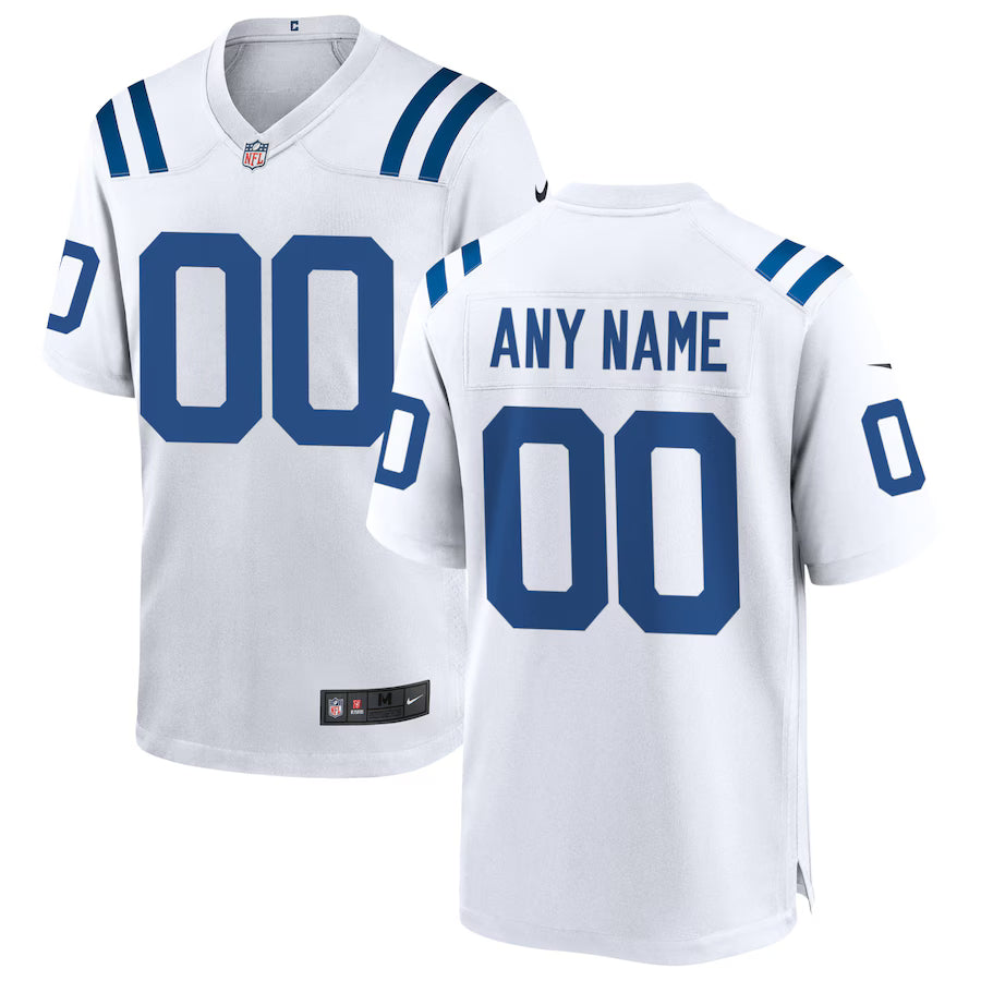 Indianapolis Colts Custom Game Jersey - White -