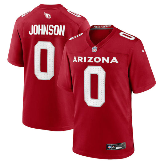 Will Johnson Arizona Cardinals Team Game Jersey - Cardinal -