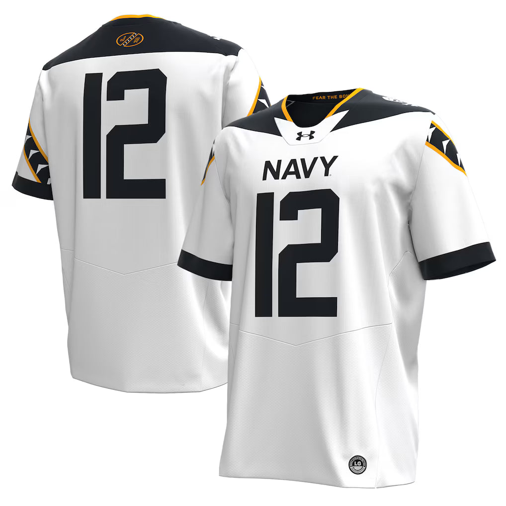 Navy Midshipmen Under Armour Rivalry Jersey - White -