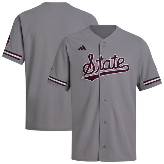 Mississippi State Bulldogs Baseball Jersey - Gray -