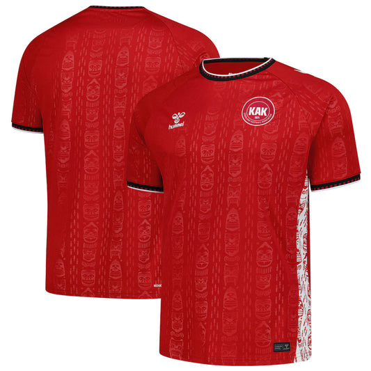 Greenland National Team Hummel 2026 Home Jersey - Red