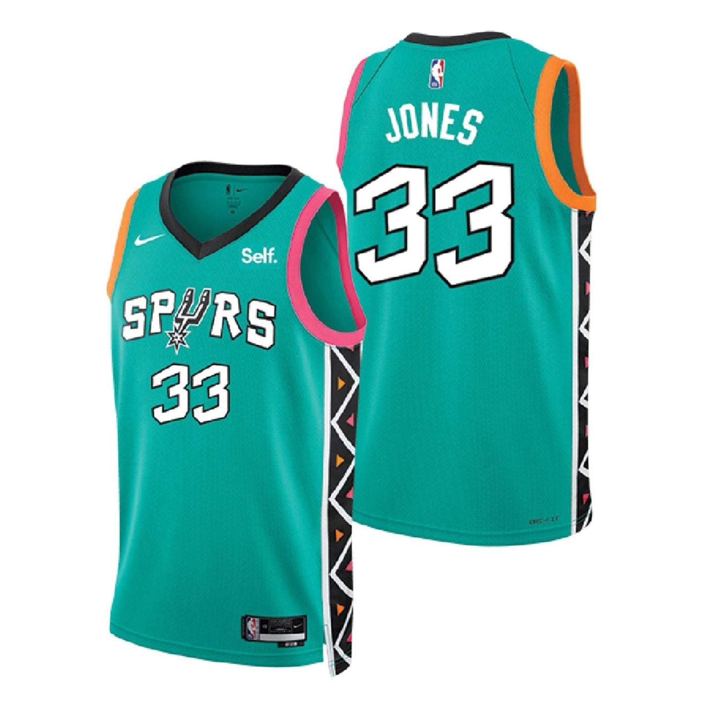 Basketball Tre Jones San Antonio Spurs 33 Jersey