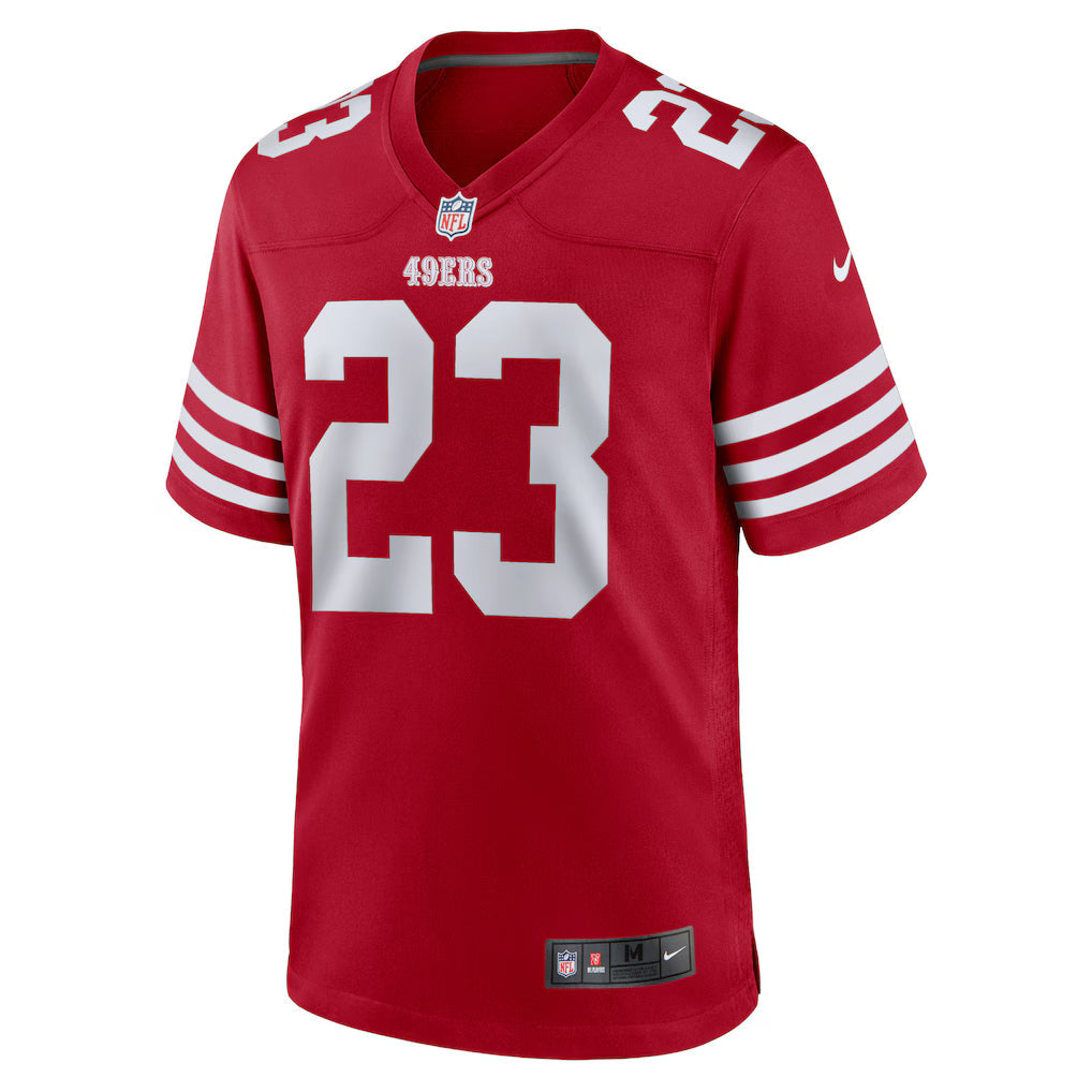 Christian McCaffrey San Francisco 49ers Player Game Jersey - Scarlet -