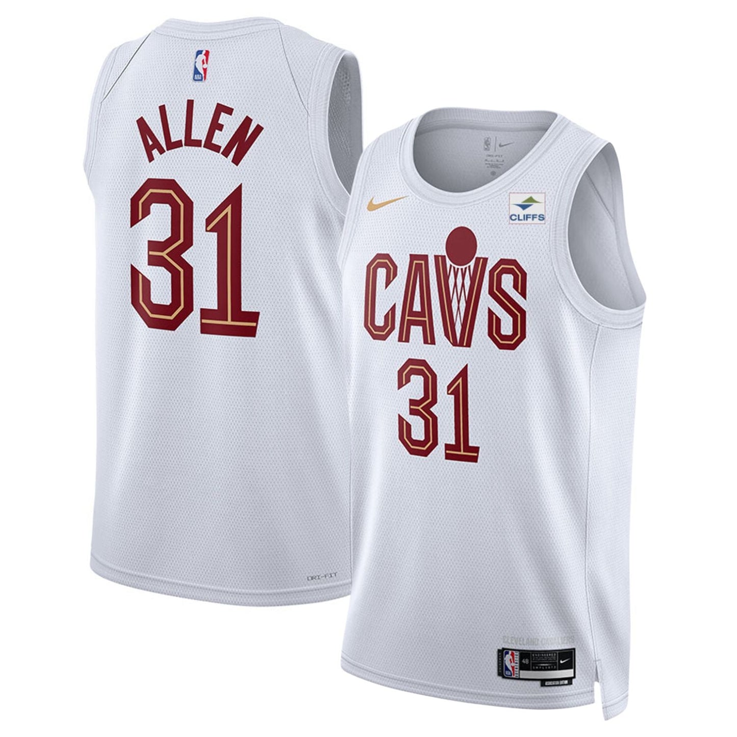 Jarrett Allen Cleveland Caveliers 31 Jersey
