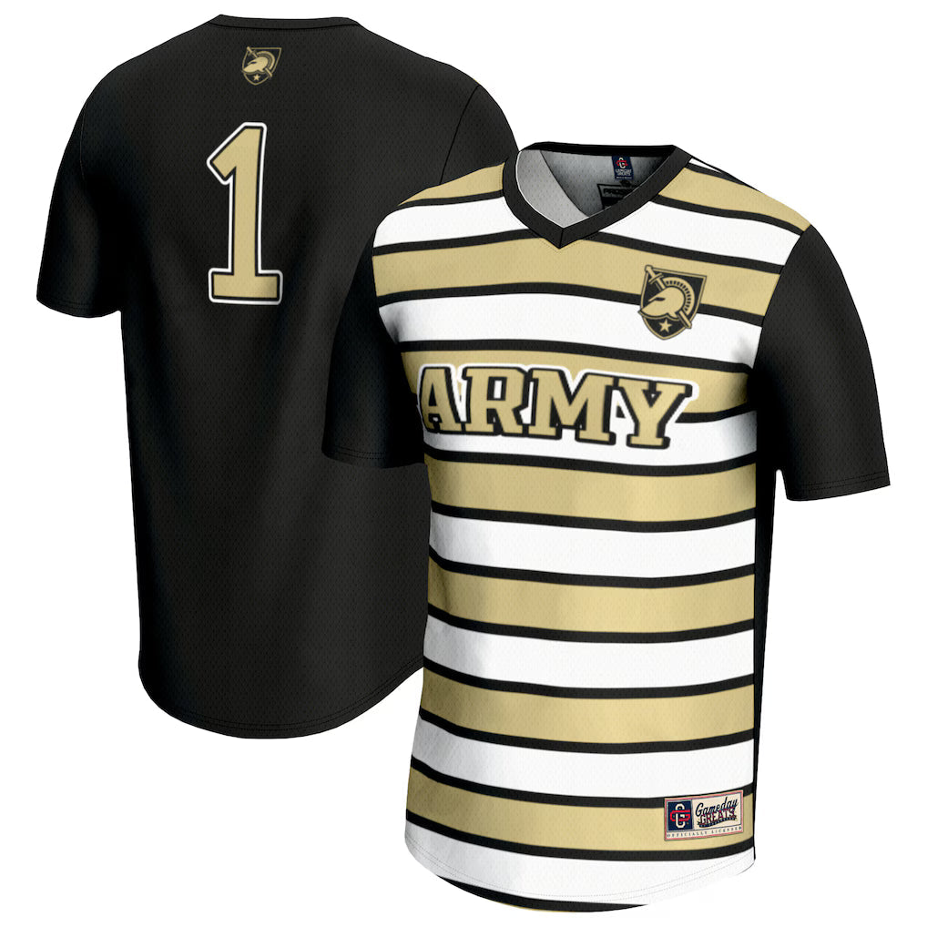 #1 Army Black Knights GameDay Greats Unisex Lightweight Soccer Fashion Jersey - Black -