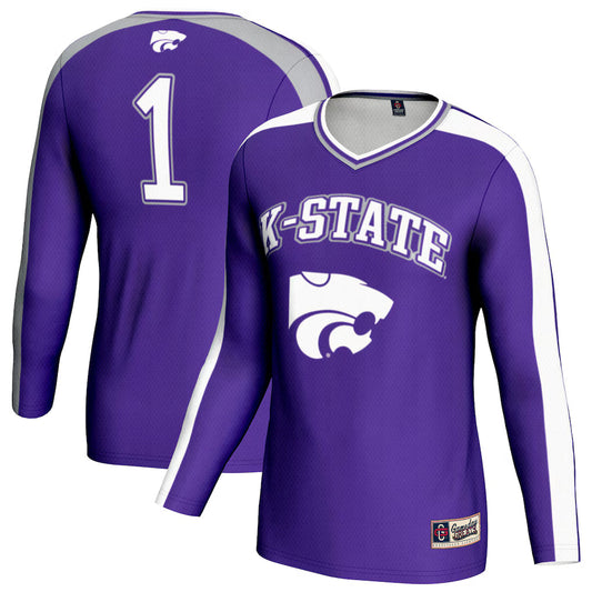 Kansas State Wildcats GameDay Greats #1 Lightweight Volleyball Fashion Jersey - Purple -