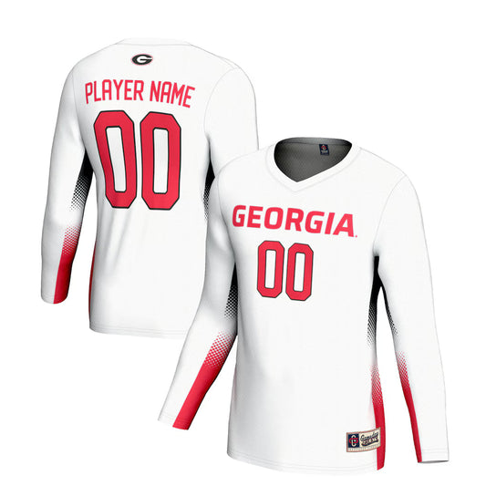 Georgia Bulldogs GameDay Greats NIL Lightweight Volleyball Jersey - White -