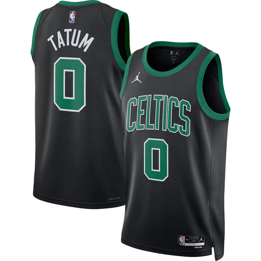 Jayson Tatum Boston Celtics Brand Swingman Jersey - Statement Edition - Black