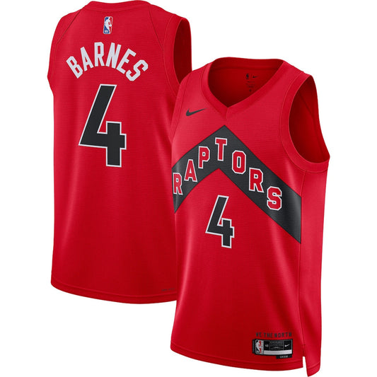 Scottie Barnes Toronto Raptors Swingman Jersey - Icon Edition - Red