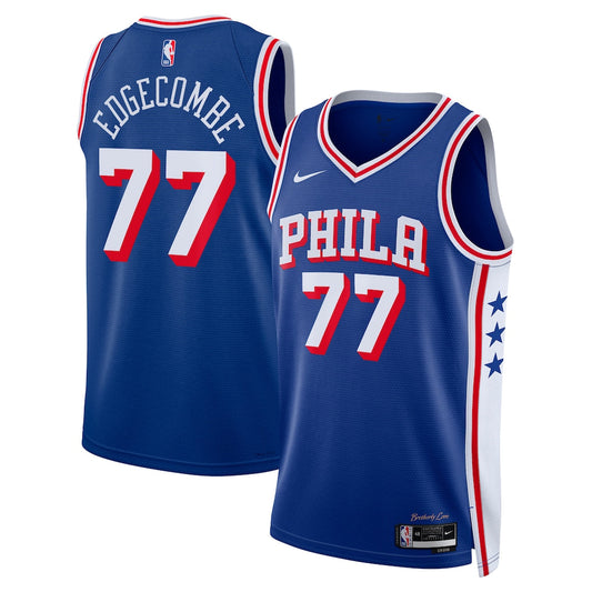 V. J. Edgecombe Philadelphia 76ers 2025 Draft First Round Pick Swingman Jersey - Icon Edition - Royal