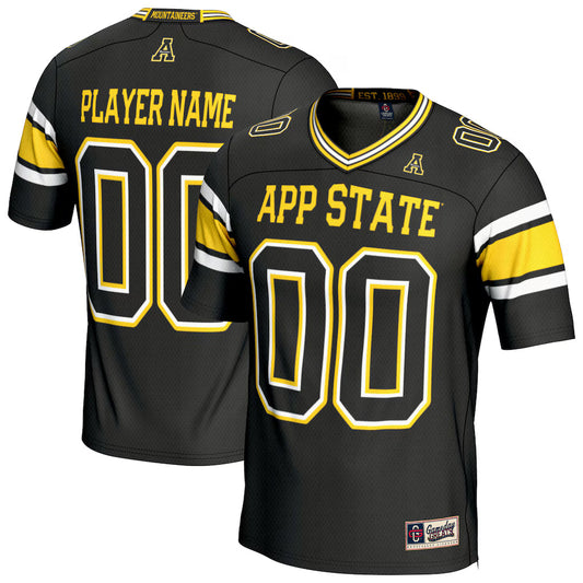 Appalachian State Mountaineers GameDay Greats NIL Football Fashion Jersey - Black -