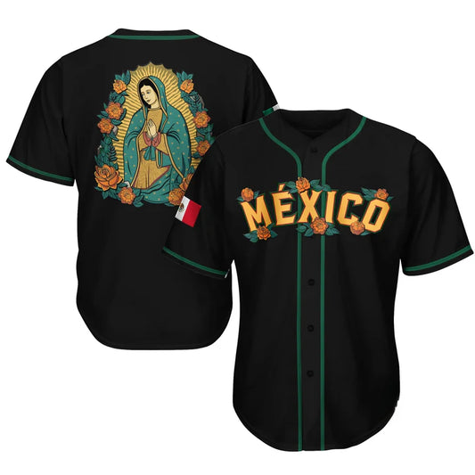Mexico Guadalupe Baseball Jersey