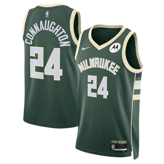 Pat Connaughton Milwaukee Bucks 24 Jersey