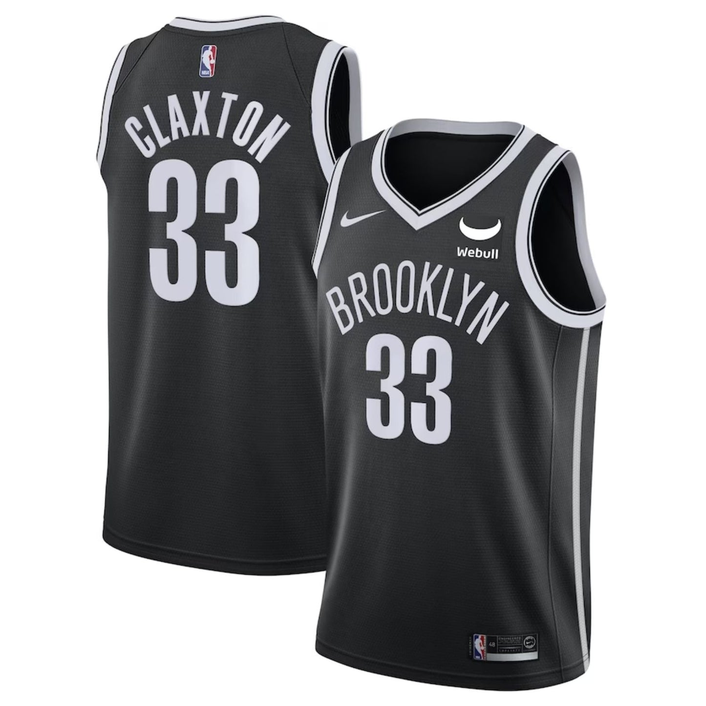 Nic Claxton Brooklyn Nets 33 Jersey