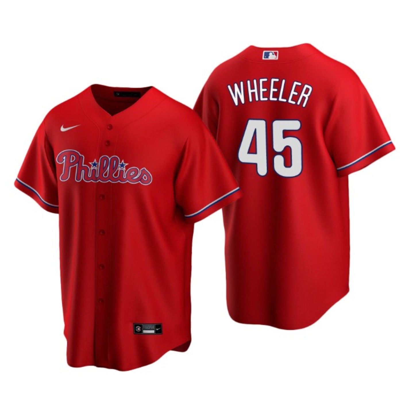 Baseball Philadelphia Phillies Zack Wheeler 45 Jersey