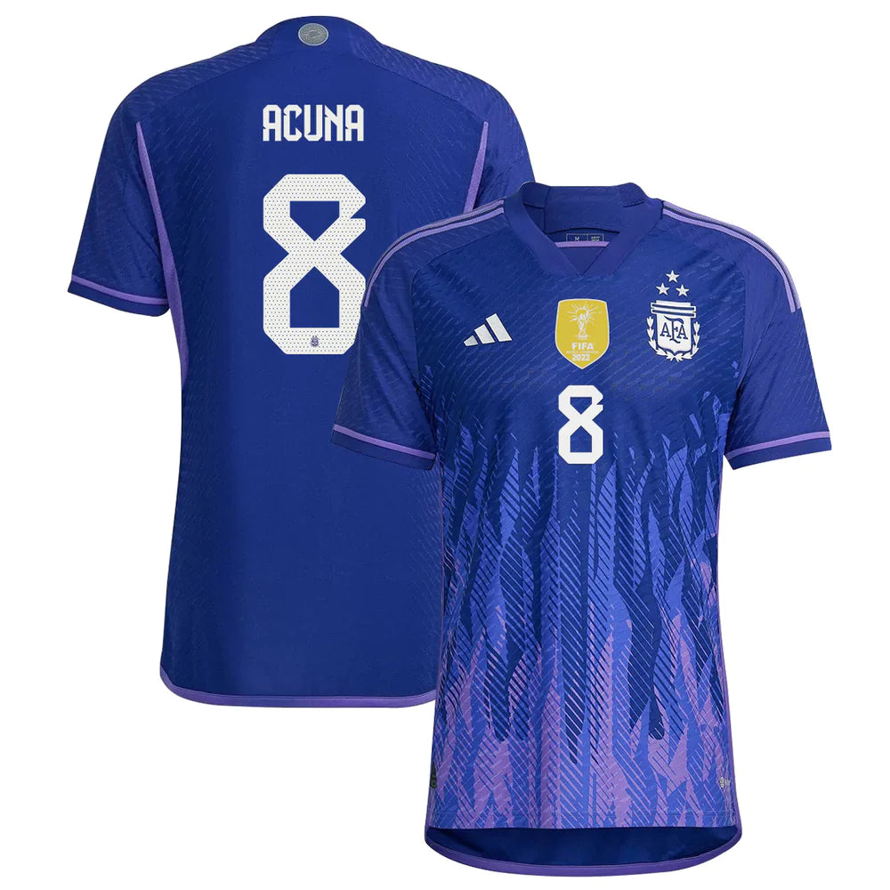 Marcos Acuna Argentina 8 FIFA World Cup Jersey