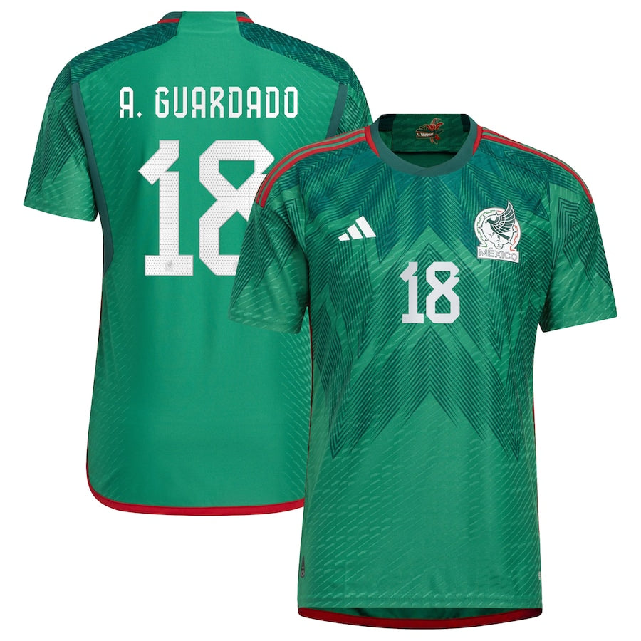 Andres Guardado Mexico 18 FIFA World Cup Jersey